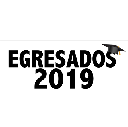 Banner de lona Egresados (personalizalo)